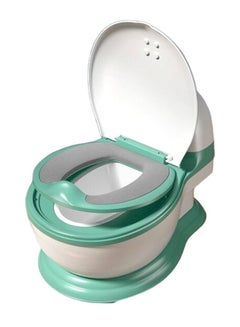Buy Portable Baby Potty Training Toilet Seat Chair For Kids- White/Green in Saudi Arabia