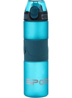 اشتري Water Bottle 750ml with Straw, Water Bottle with Buckle Strap في الامارات