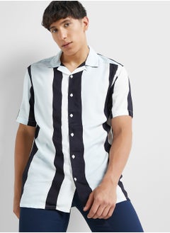 Buy Striped Regular Fit Shirt in Saudi Arabia