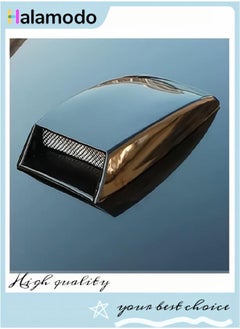 Buy Waterproof Simulated Vent Shaped Three-Dimensional Decorative Sticker for Car Engine Front Cover in Saudi Arabia