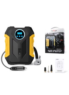 Buy (Digital Display)Portable Automobile Air Compressor Digital Tire Inflation Pump LED Lamp Tire Compression Pump Compressor For Car Motorcy in Saudi Arabia