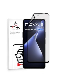 Buy 9D Matte Ceramic Screen Protector Film for Tecno Pova 5 – Smooth Feel Anti Fingerprint Bubble Free in Saudi Arabia