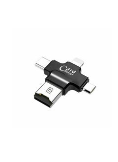 Buy 4 In 1 Card Reader Type C Micro USB Adapter in UAE