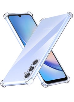 اشتري TPU Case Samsung Galaxy A34 5G Case Clear Ultra Crystal Thin Transparent Protective Back Cover Soft Flexible Bumper Hybrid Silicone Case[Shock Absorption] في مصر