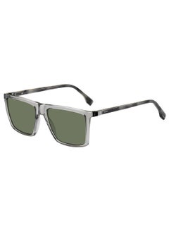 Buy Men's UV Protection Rectangular Sunglasses - Boss 1490/S Grey Millimeter - Lens Size: 56 Mm in Saudi Arabia