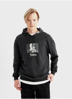 Buy Man Licensed Tupac Shakur(Supplier) Boxy Fit Sweat Shirt in UAE