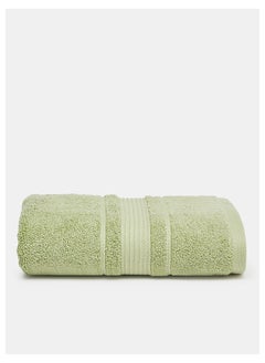 Buy Life Hand Towel 580 GSM 100% Cotton Terry 50x90 cm -Soft Feel Super Absorbent Quick Dry Green in Saudi Arabia