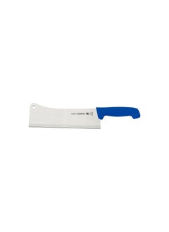 اشتري Professional 10 Inches Cleaver Knife with Stainless Steel Blade and Blue Polypropylene Handle with Antimicrobial Protection في الامارات