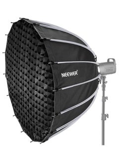 Buy NEEWER 47.2inch/120cm Parabolic Softbox Quick Set up Quick Folding, with Diffusers/Honeycomb Grid/Bag, Compatible with Aputure 120d Light Dome Godox sl60w NEEWER RGB CB60 and Other Bowens Mount Lights in UAE