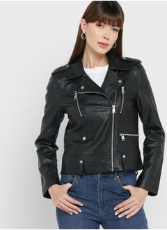 Buy Zip Detail Jacket in Saudi Arabia