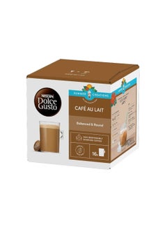 Buy Dolce Gusto 16 Capsules Cafe Au Lait 160grams in UAE