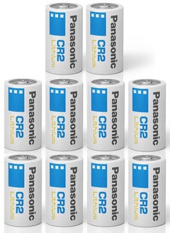 Buy Panasonic CR2 Lithium Battery Pack of 10 in Saudi Arabia