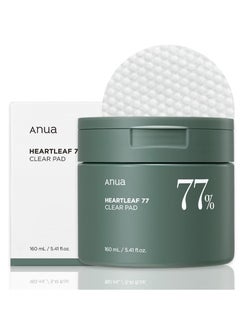 اشتري ANUA Heartleaf 77 Toner Pads - Refreshing and Nourishing Facial Toner with 77% Heartleaf Extract - Gentle Exfoliation and Hydration - Korean Skincare Essential for a Radiant Complexion في السعودية