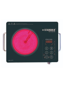 Buy Infrared Induction Cooker 2000W Ceramic Heating Elegant Stainless Steel Timer Function With Child Lock in UAE