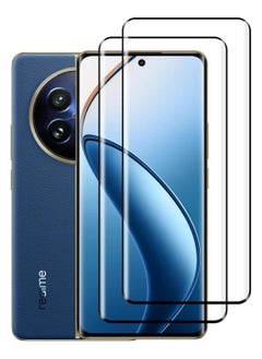 اشتري [عبوة من قطعتين] واقي شاشة من الزجاج المقسى لـ Realme 12 Pro 5G، صلابة 9H عالية الوضوح مغطاة بالكامل ومقاومة للخدش وخالية من الفقاعات وبصمات الأصابع في مصر