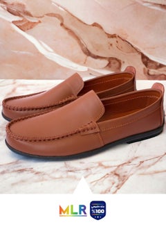 Buy shoes MLR , original genuine leather, Hazel color, Hazel  hand stitching, original Pure sole in Saudi Arabia
