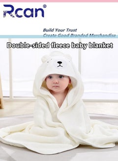 Buy Baby Blanket Organic Cotton Super Soft Cozy Throw Blanket Reversible Fleece Cartoon Breathable Newborn Swaddle Blanket for Baby Boys and Girls in Saudi Arabia