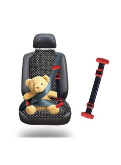 اشتري Seat Belt Adjuster for Kid Booster Seat Alternative for Car Car Seat Protector for Kid Car Shoulder Neck Safety Positioner Child Restraint Harness for Car Safety (Red) في الامارات