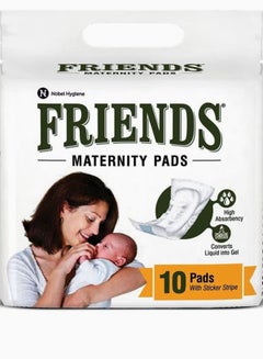 Buy Friends Disposable Maternity Pads with Elastic Loop 50 pieces in UAE