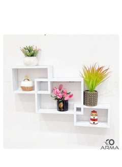 Buy 3 Piece Wall Shelving Set in Saudi Arabia