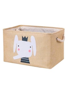 Buy VIO Foldable Cloth Basket Organizer, Soft Fabric Storage Bag for Baby Supplies Clothes Nappies Diapers Milk Wipes Creams, Washable Canvas Storage Bin for Toys, Books, Rattles, Blocks in UAE