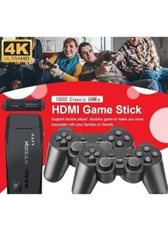 اشتري OISE ART STORE Trade Shop - Wireless Console Hdmi 4k TV Game Stick 10000 Integrated Games + Wireless Gamepad - في مصر