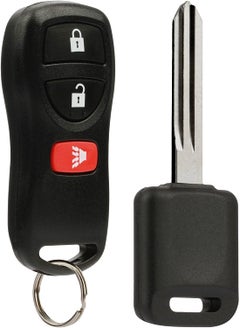 Buy Car Key Fob Keyless Entry Remote with Ignition Key fits Nissan, Infiniti (KBRASTU15 3-Btn) in UAE