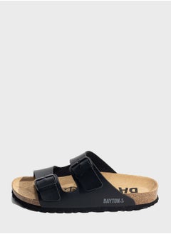 Buy Atlas Double Strap Flat Sandals in UAE