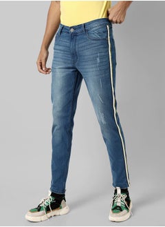 اشتري Contrast Side Striped Slim Fit Jeans في السعودية