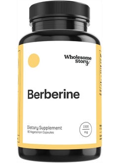 اشتري Berberine Supplement 1500mg | Berberine HCl 500mg Per Capsule | 97% Standardized Purity | Support for Metabolic Profiles, Insulin Sensitivity, Hormonal Balance | 90 Vegetarian Berberine Capsules في الامارات