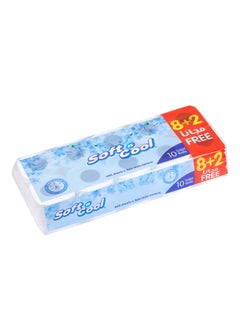 اشتري 2 PlyToilet Roll 400 Sheets 10 Rolls في الامارات