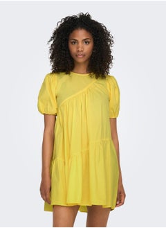 Buy Puff Sleeve Dress in Saudi Arabia