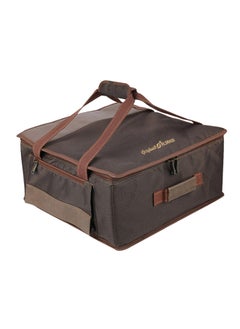 Buy Al-Khair bag for trips, Camping bag, Coffee Brown, Size 33*32*18Cm in Saudi Arabia