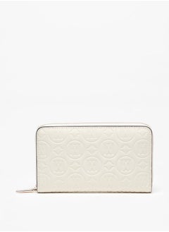 اشتري Monogram Embossed Zip Around Wallet في السعودية