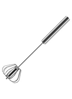 Buy stainless steel manual egg whisk - silver in Egypt