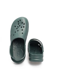 Buy Kosmik Clog - Black & Green Slip-On Sandals for Youth & Adults | Lightweight, Comfortable, Water-Resistant Clogs for Everyday Wear in UAE