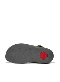 اشتري 049-672 Fitflop Mens Sandals Trakk II Toe-Post Sandals EJ3-967 Mossy في الامارات