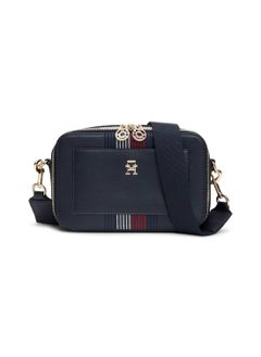 Buy Women's TH Distinct Camera Crossover Bag - Faux Leather, Blue in UAE