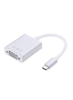 Buy High Speed USB3.1 Type C USB-C To VGA Cable White in Saudi Arabia