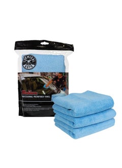 اشتري Workhorse Professional Microfiber Towel 3 Pack Blue في السعودية