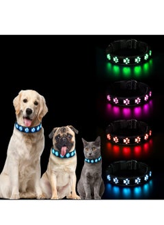 اشتري Light Up Dog Collars for Small Medium Large Dogs Blue في الامارات