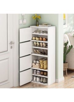 Buy Multi-layer High Vertical Shoe Cabinet 118 cm in UAE