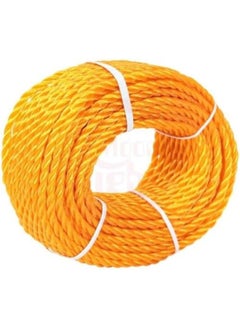 اشتري Alsaqer Plastic Rope 35 Yards Length x 4mm Diameter | High-Strength Nylon Rope for Docks, Marine Mooring Lines, Camping, Climbing, Rescue and Multipurpose, Mix Colours Yellow,Blue,Red,Orange and Green في الامارات