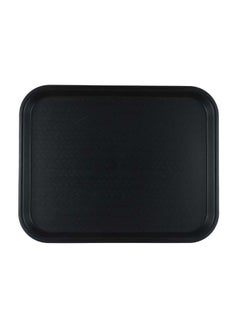 Buy Fast Food Tray Plastic - 45x35 Black in UAE