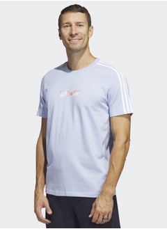 Buy 3 Stripe Optimist Graphic T-Shirt in Saudi Arabia