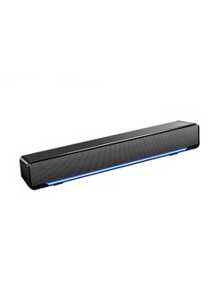Buy USB Wired PC Speaker,Stereo Bass Subwoofer for Computer Notebook with LED Ambient Light in Saudi Arabia
