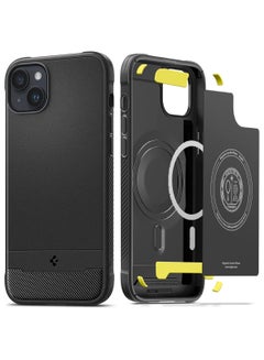 Buy Spigen Rugged Armor (MagFit) Case Compatible with MagSafe, Designed for Apple iPhone 14 Plus (2022) - Matte Black in Egypt