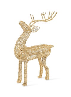 اشتري Fiesta Deer with LED, Gold - 23x41 cm في الامارات