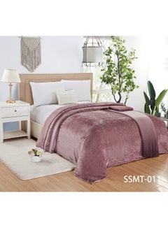 Buy 1 Piece Soft Bed Polyester Blanket single Size 150*200 cm in Saudi Arabia