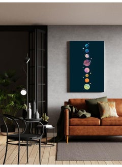 Buy Lined Up Solar System Planets Wall Art Printed on canvas in Egypt